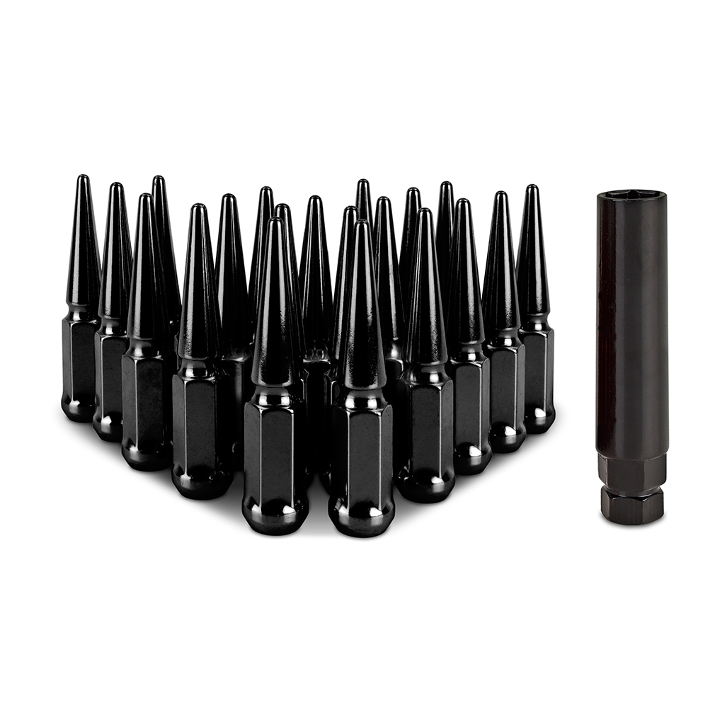 Mishimoto — Mishimoto Steel Spiked Lug Nuts M12x1.5 20pc Set - Black
Spiked Lug Nuts - view 7